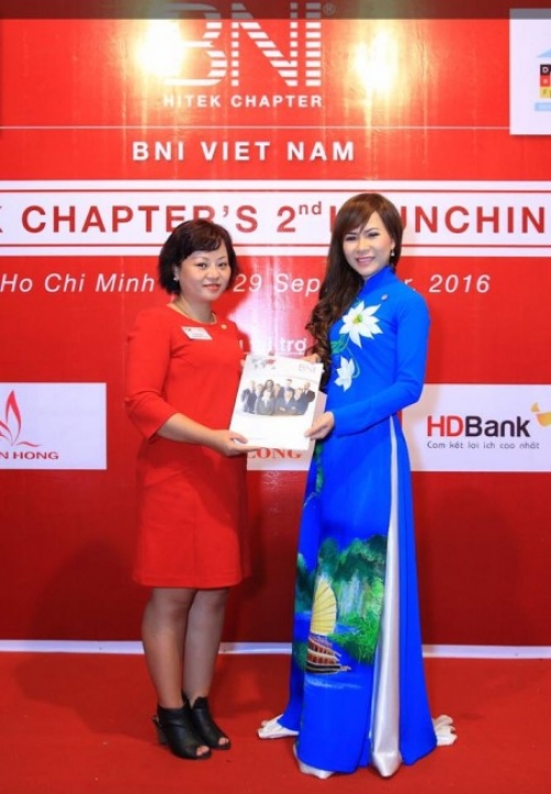 Doanh nhân Võ Thị Thu Sương trở thành Đại sứ BNI Hitek Chapter - Khu vực HCM 6