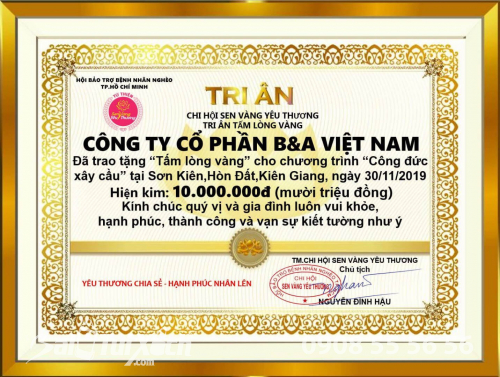 Tri ân tấm lòng vàng: Chi hội Sen vàng yêu thương tri ân BaloTuiXach vì hoạt động xã hội liên tục không ngừng nghỉ của doanh nhân Thu Sương