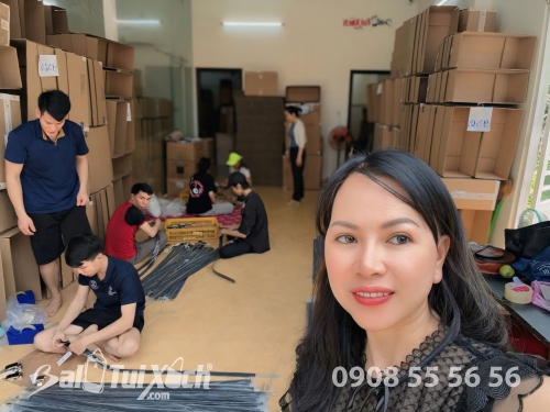 BaloTuiXach giao hàng sỉ dây nịt, đầu nịt - hoạt động nhộn nhịp tại kho, 664, Huyền Nguyễn, Balo túi xách, 09/10/2025 10:54:56