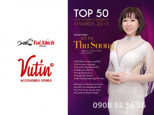 Nữ doanh nhân Thu Sương - Founder Hệ thống BaloTuiXach vào top 50 phụ nữ quyền năng 2018